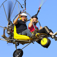 Chariot paramoteur funflyer biplace
